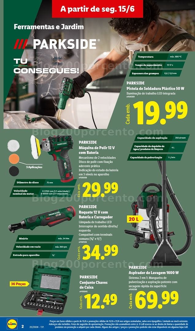 Antevisão Folheto LIDL Bazar Promoções de 15 a 25 junho