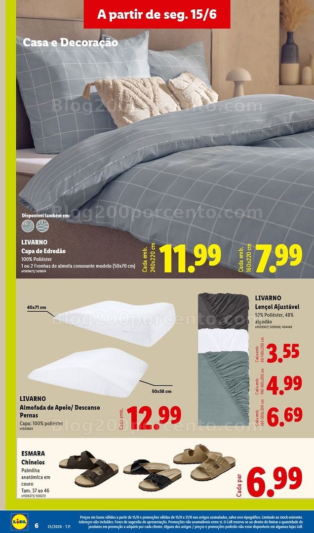 Antevisão Folheto LIDL Bazar Promoções de 15 a 25 junho