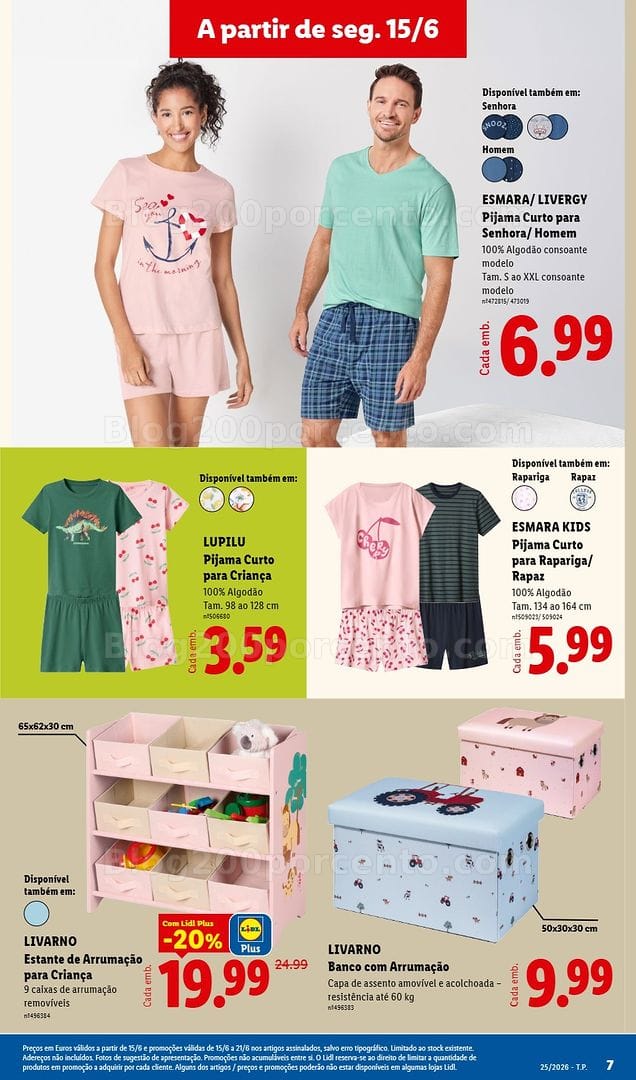 Antevisão Folheto LIDL Bazar Promoções de 15 a 25 junho