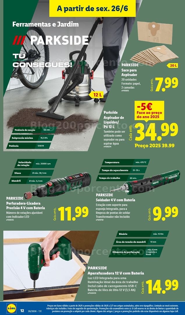 Antevisão Folheto LIDL Bazar Promoções de 22 junho a 2 julho - Edição Digital
