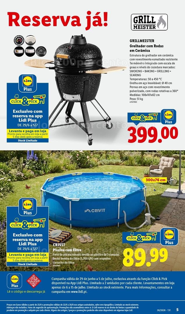 Antevisão Folheto LIDL Bazar Promoções de 22 junho a 2 julho - Edição Digital