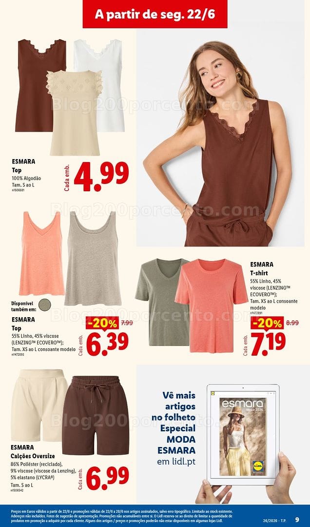 Antevisão Folheto LIDL Bazar Promoções de 22 junho a 2 julho - Edição Digital
