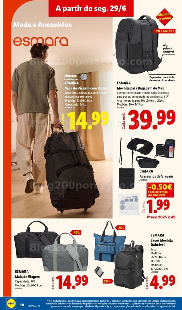 Antevisão Folheto LIDL Bazar Promoções de 29 junho a 9 julho