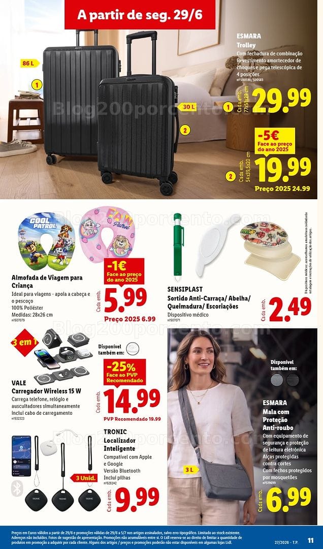 Antevisão Folheto LIDL Bazar Promoções de 29 junho a 9 julho