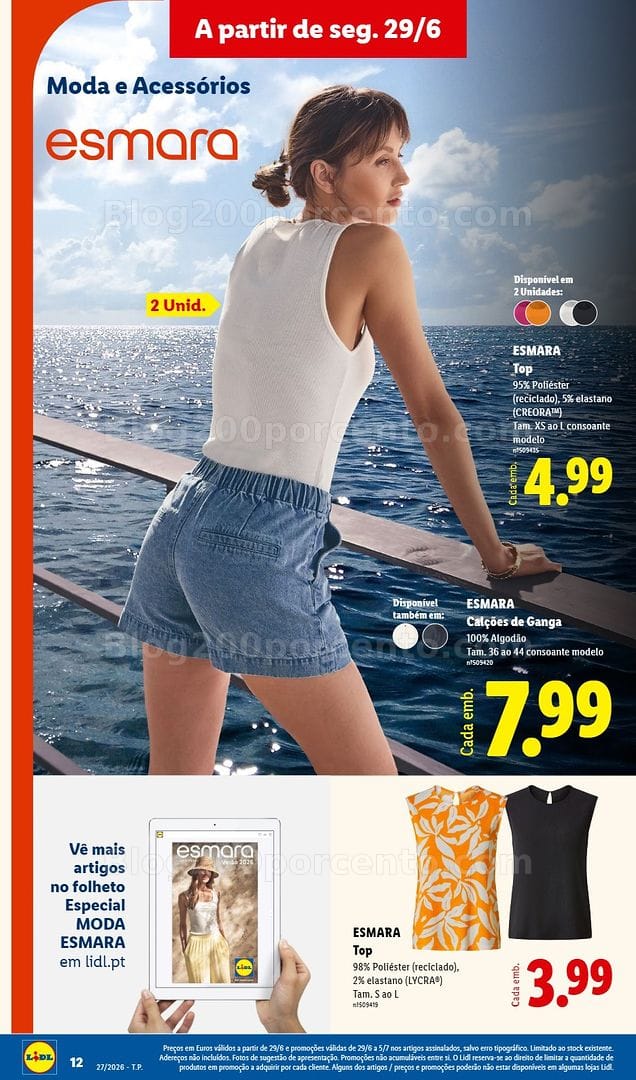Antevisão Folheto LIDL Bazar Promoções de 29 junho a 9 julho