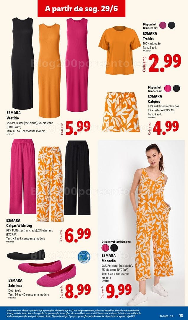 Antevisão Folheto LIDL Bazar Promoções de 29 junho a 9 julho