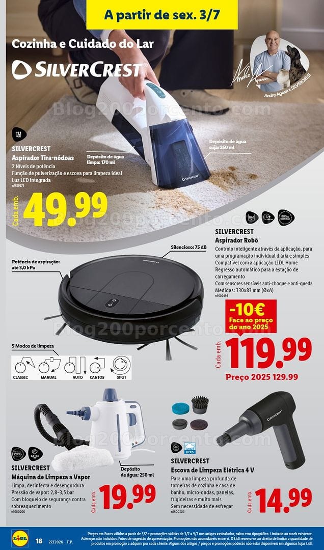 Antevisão Folheto LIDL Bazar Promoções de 3 a 9 julho