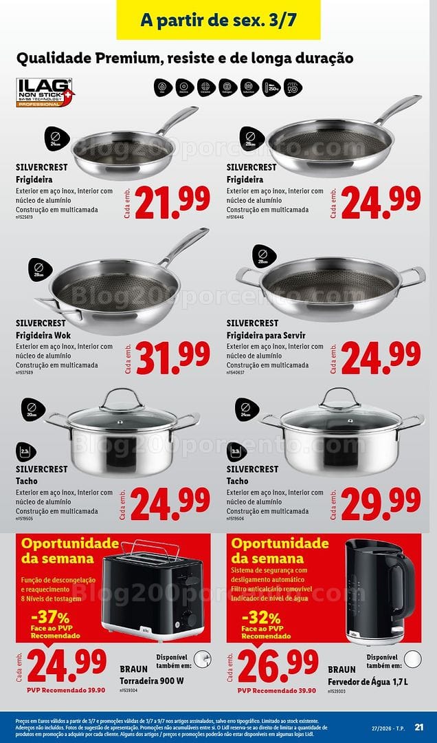 Antevisão Folheto LIDL Bazar Promoções de 29 junho a 9 julho