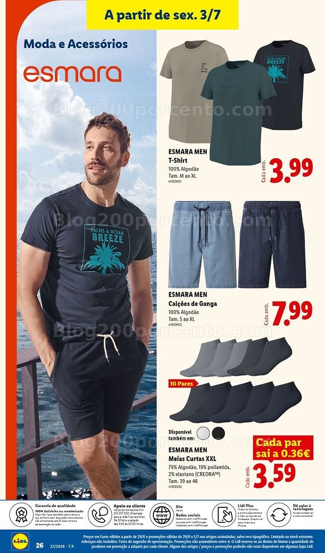 Antevisão Folheto LIDL Bazar Promoções de 29 junho a 9 julho
