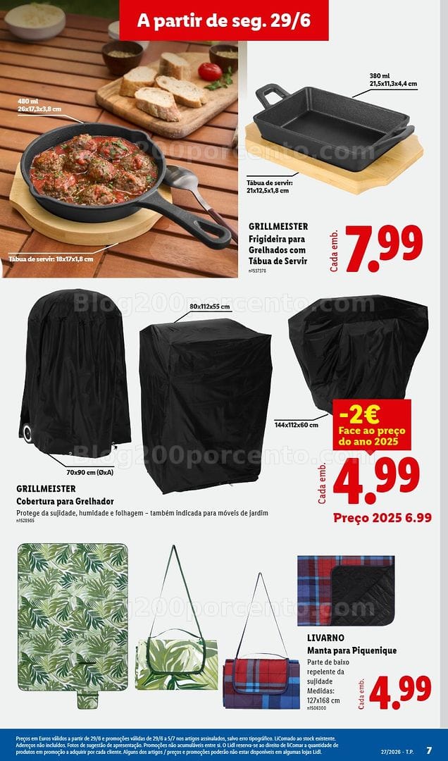 Antevisão Folheto LIDL Bazar Promoções de 29 junho a 9 julho