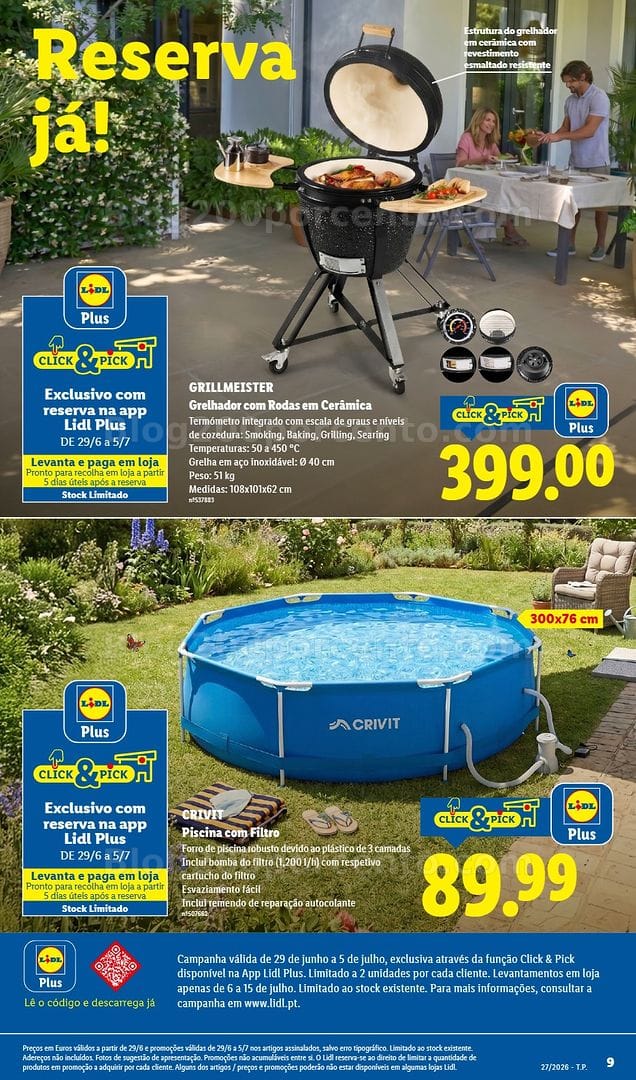 Antevisão Folheto LIDL Bazar Promoções de 29 junho a 9 julho