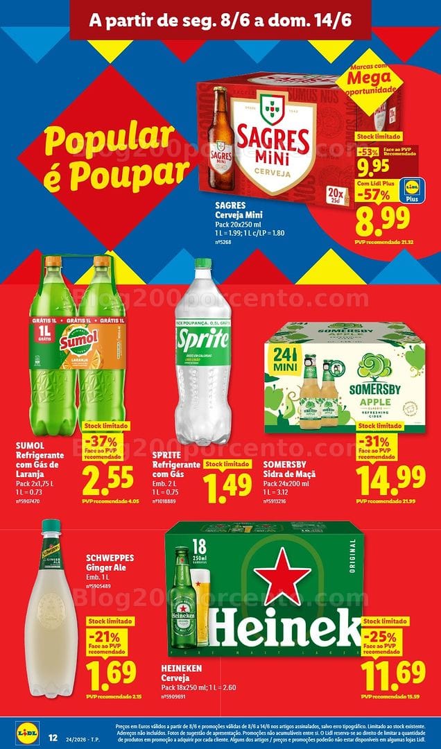 Antevisão Folheto LIDL Promoções de 8 a 14 junho