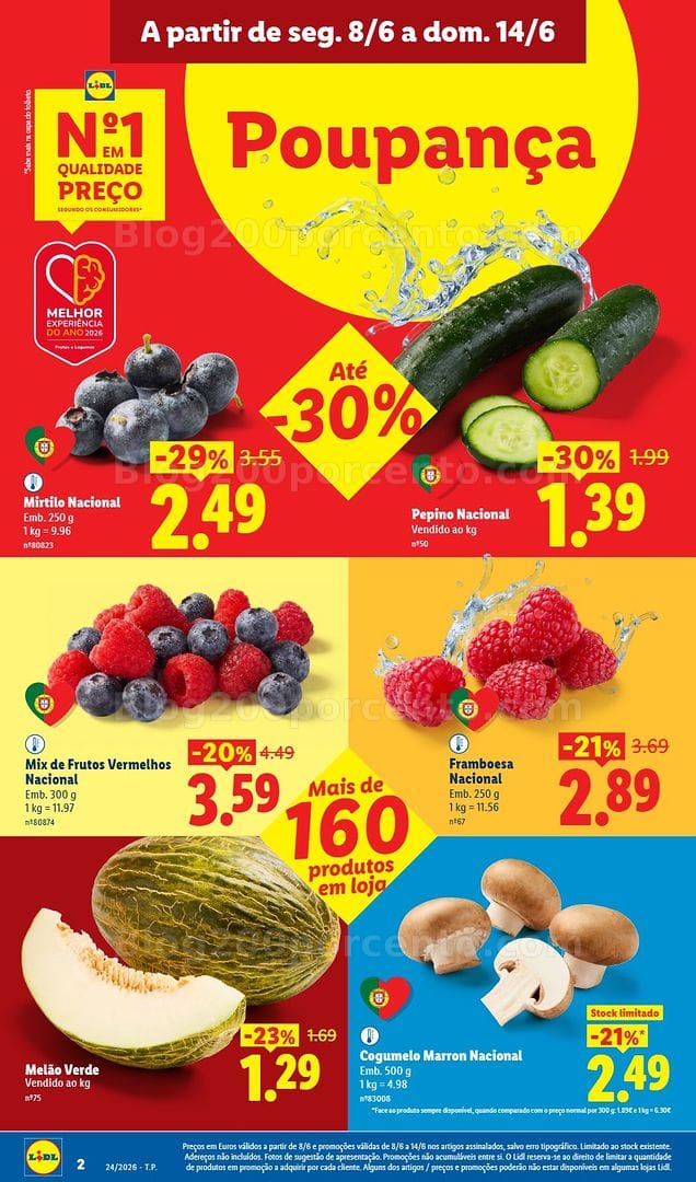 Antevisão Folheto LIDL Promoções de 8 a 14 junho