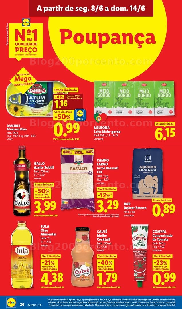 Antevisão Folheto LIDL Promoções de 8 a 14 junho