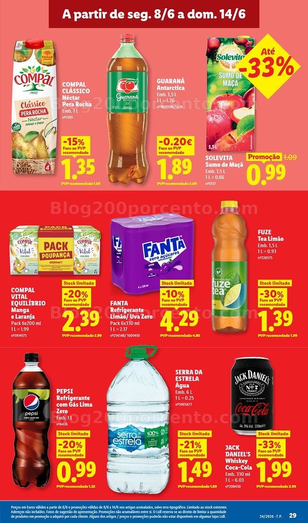 Antevisão Folheto LIDL Promoções de 8 a 14 junho