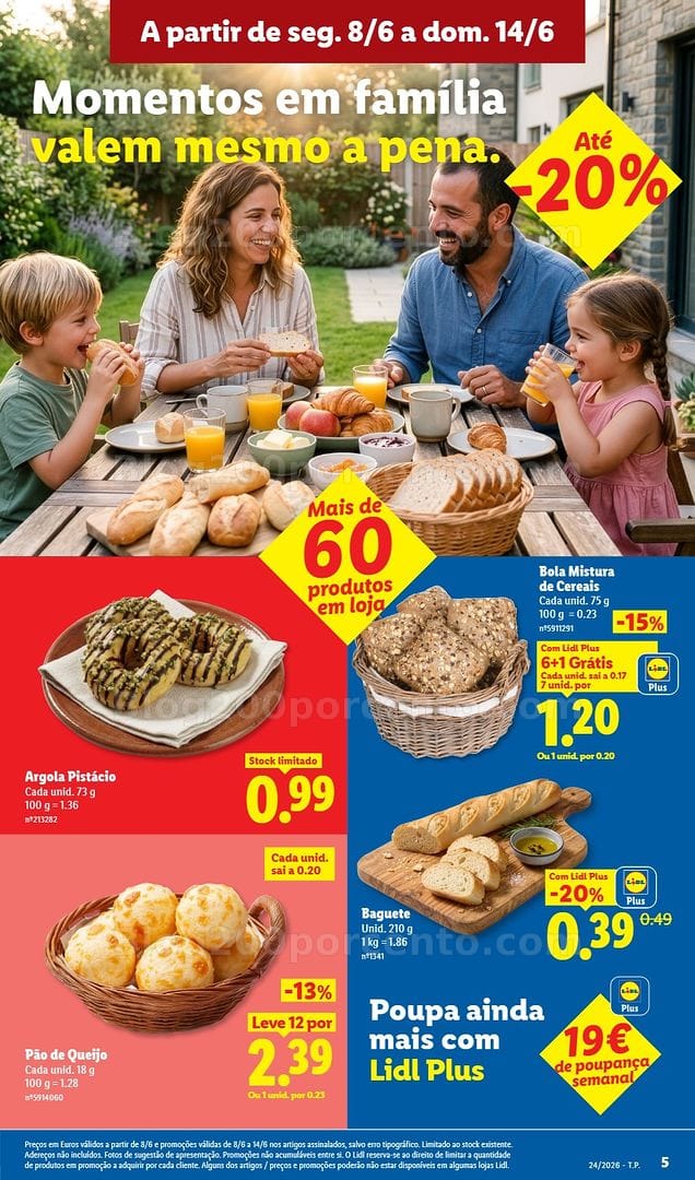 Antevisão Folheto LIDL Promoções de 8 a 14 junho