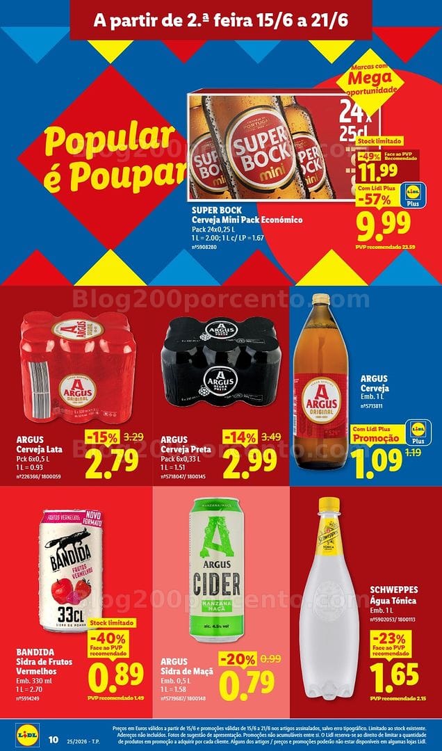 Antevisão Folheto LIDL Promoções de 15 a 21 junho