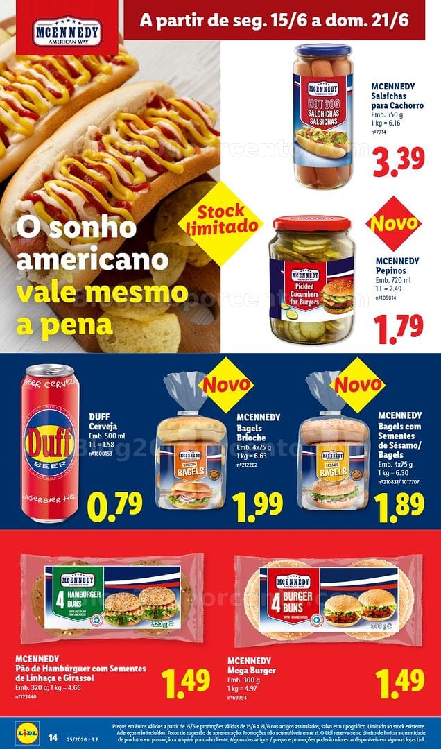 Antevisão Folheto LIDL Promoções de 15 a 21 junho
