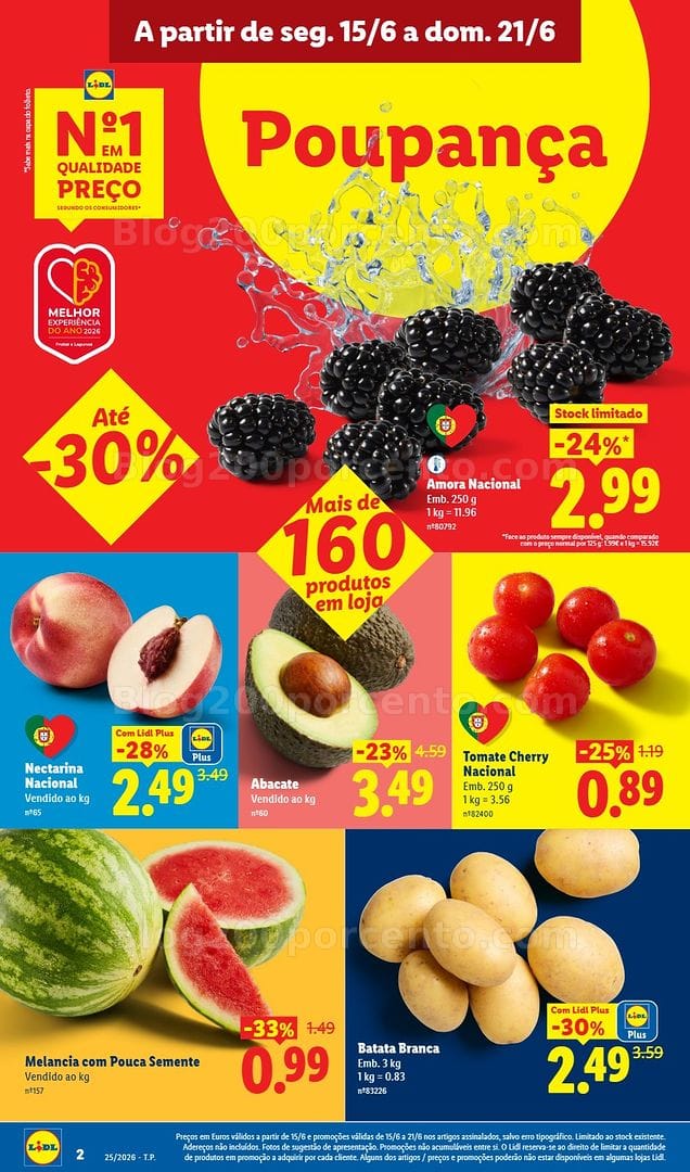 Antevisão Folheto LIDL Promoções de 15 a 21 junho