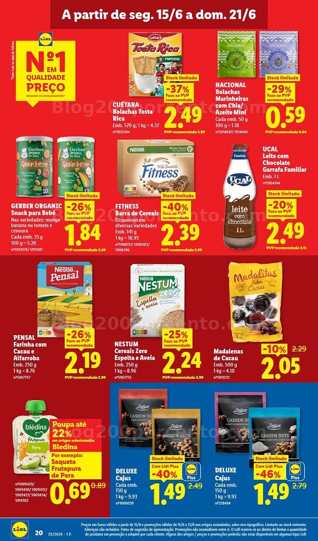Antevisão Folheto LIDL Promoções de 15 a 21 junho