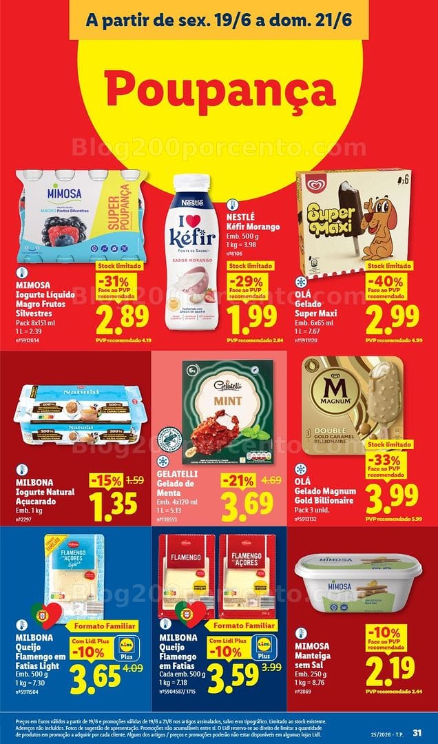 Antevisão Folheto LIDL Promoções de 15 a 21 junho