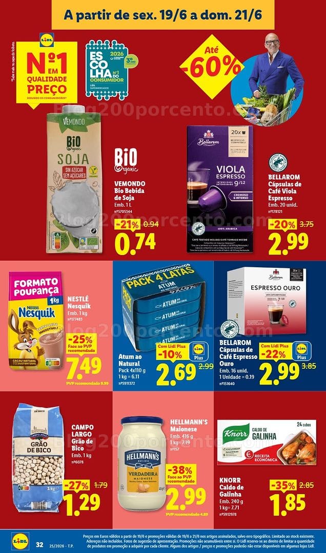 Antevisão Folheto LIDL Promoções de 15 a 21 junho