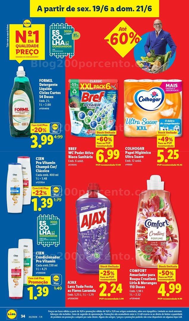 Antevisão Folheto LIDL Promoções de 15 a 21 junho