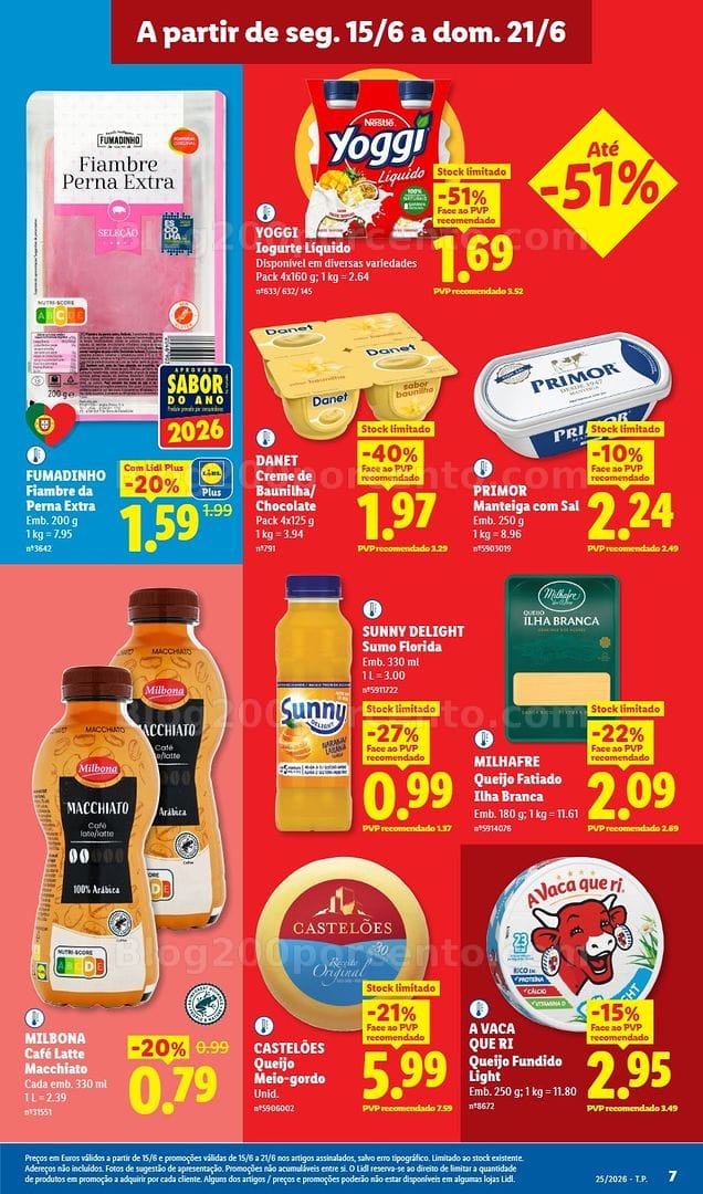 Antevisão Folheto LIDL Promoções de 15 a 21 junho