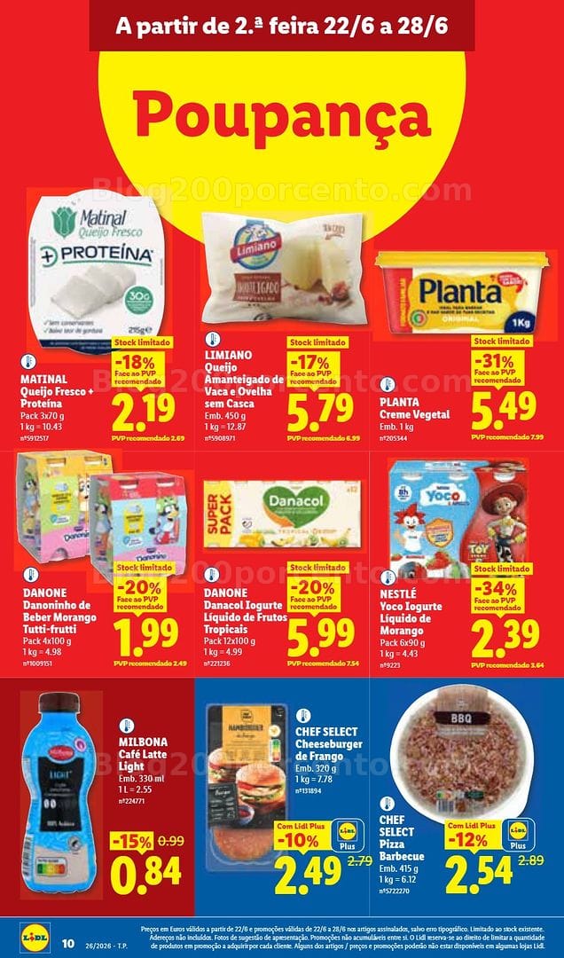 Antevisão Folheto LIDL Promoções de 22 a 28 junho - Edição Digital
