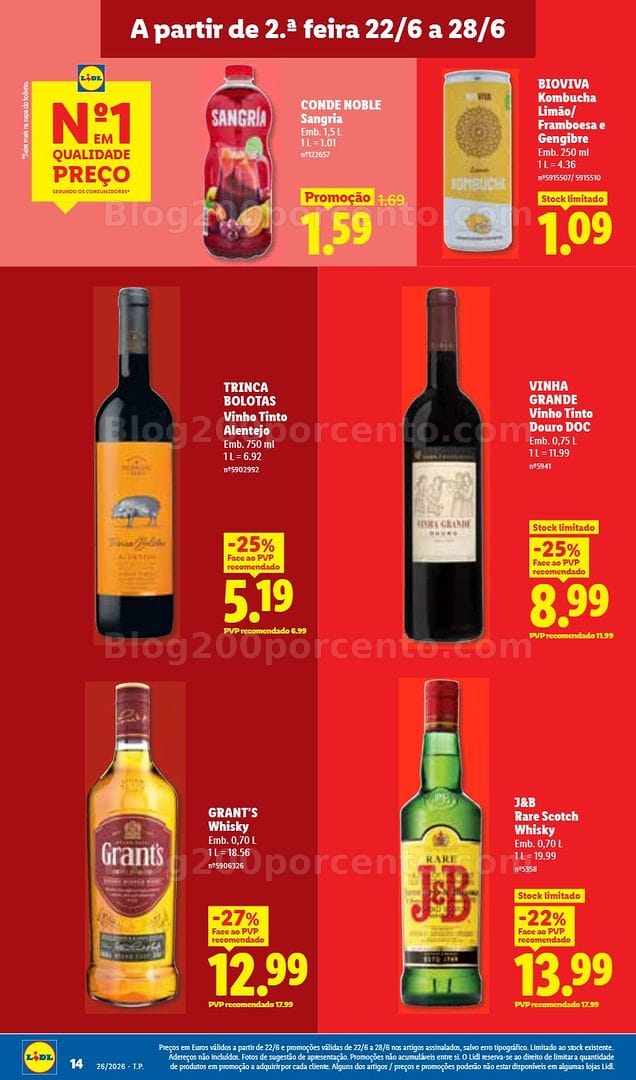 Antevisão Folheto LIDL Promoções de 22 a 28 junho - Edição Digital