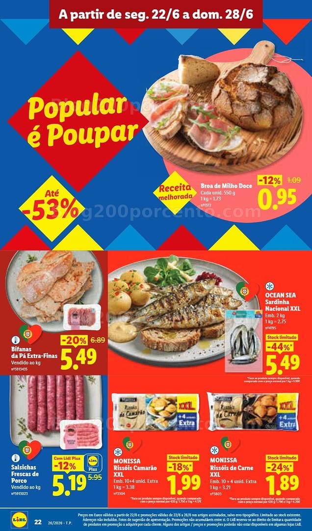 Antevisão Folheto LIDL Promoções de 22 a 28 junho - Edição Digital