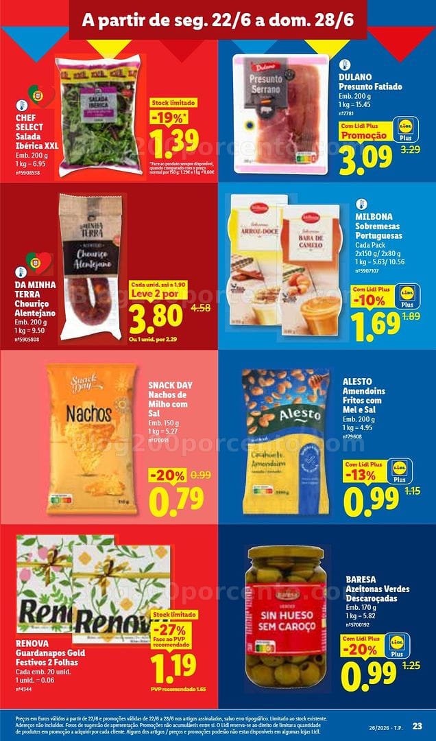 Antevisão Folheto LIDL Promoções de 22 a 28 junho - Edição Digital