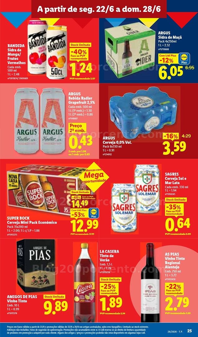 Antevisão Folheto LIDL Promoções de 22 a 28 junho - Edição Digital