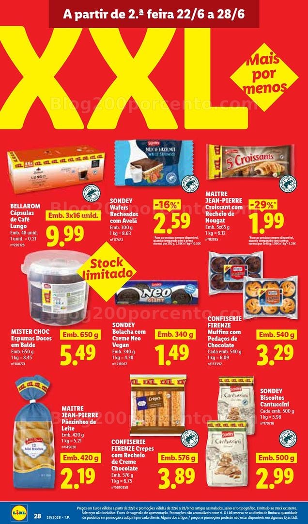 Antevisão Folheto LIDL Promoções de 22 a 28 junho - Edição Digital