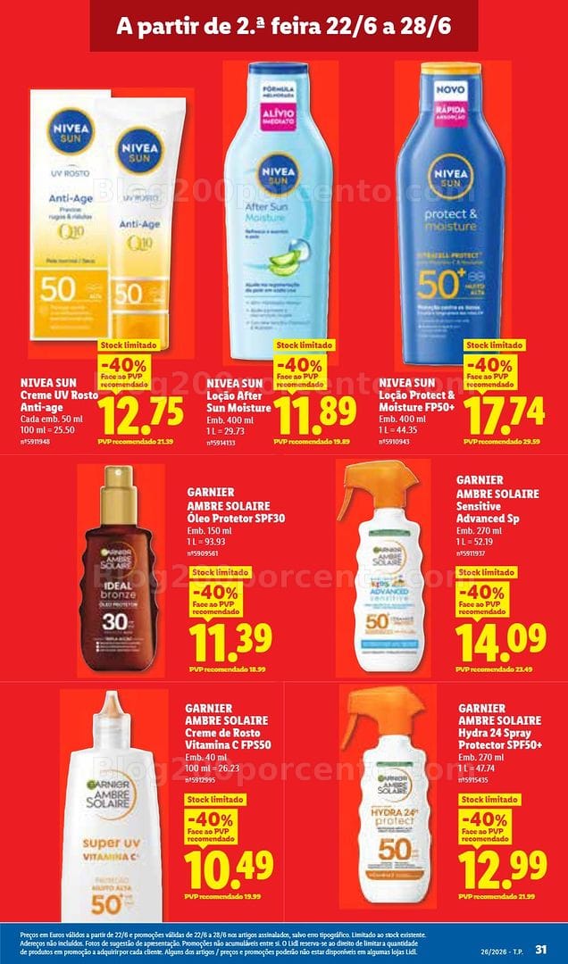 Antevisão Folheto LIDL Promoções de 22 a 28 junho - Edição Digital