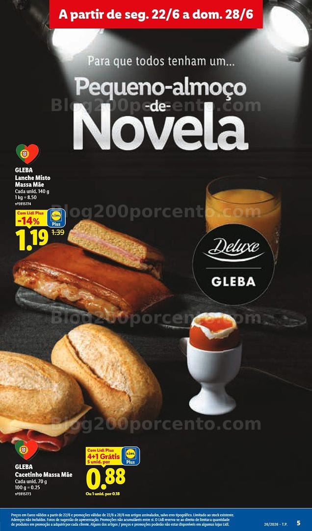 Antevisão Folheto LIDL Promoções de 22 a 28 junho - Edição Digital
