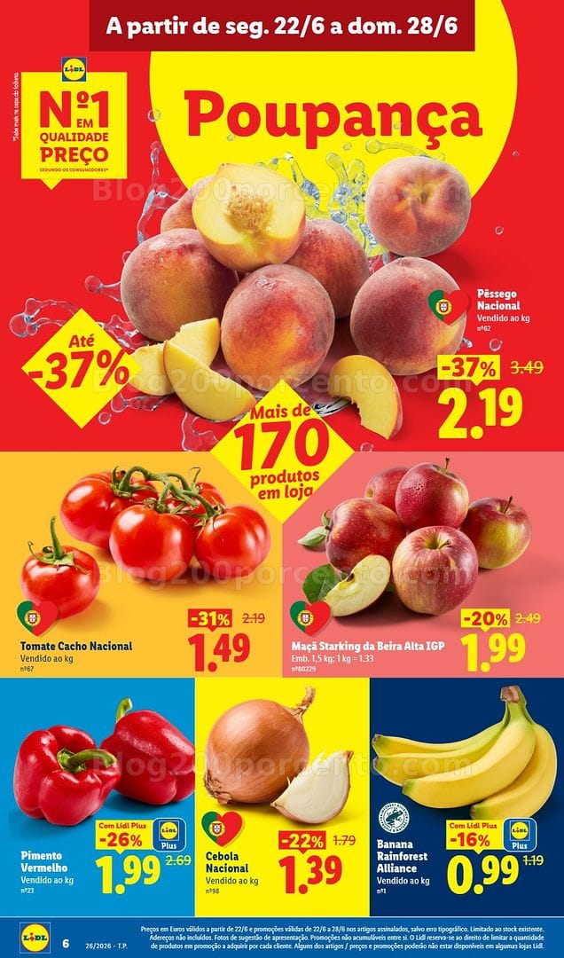 Antevisão Folheto LIDL Promoções de 22 a 28 junho - Edição Digital