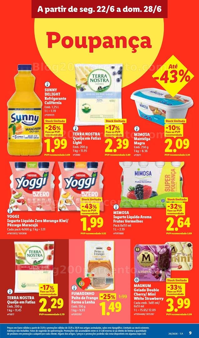 Antevisão Folheto LIDL Promoções de 22 a 28 junho - Edição Digital