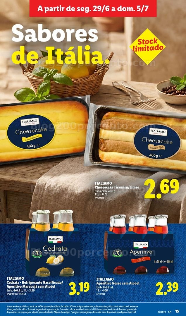Antevisão Folheto LIDL Promoções de 29 junho a 5 julho