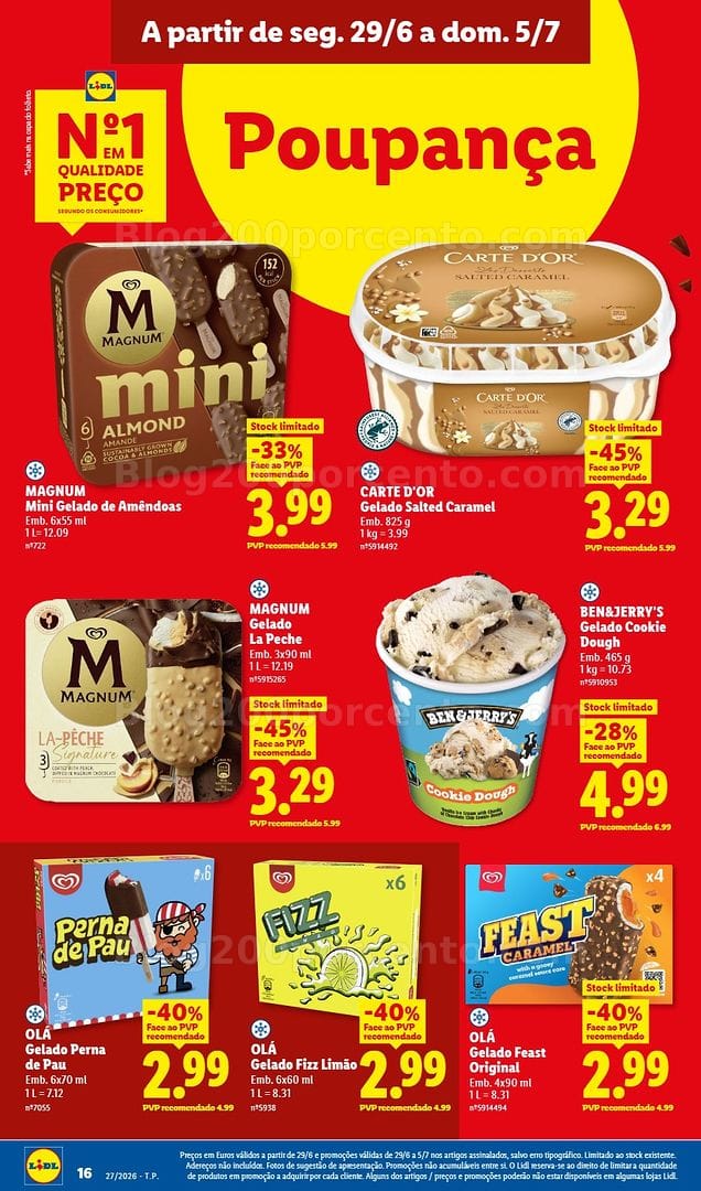 Antevisão Folheto LIDL Promoções de 29 junho a 5 julho