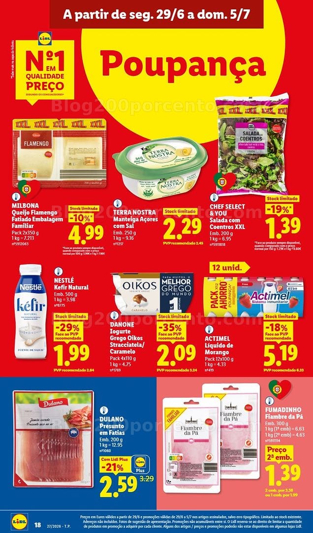 Antevisão Folheto LIDL Promoções de 29 junho a 5 julho