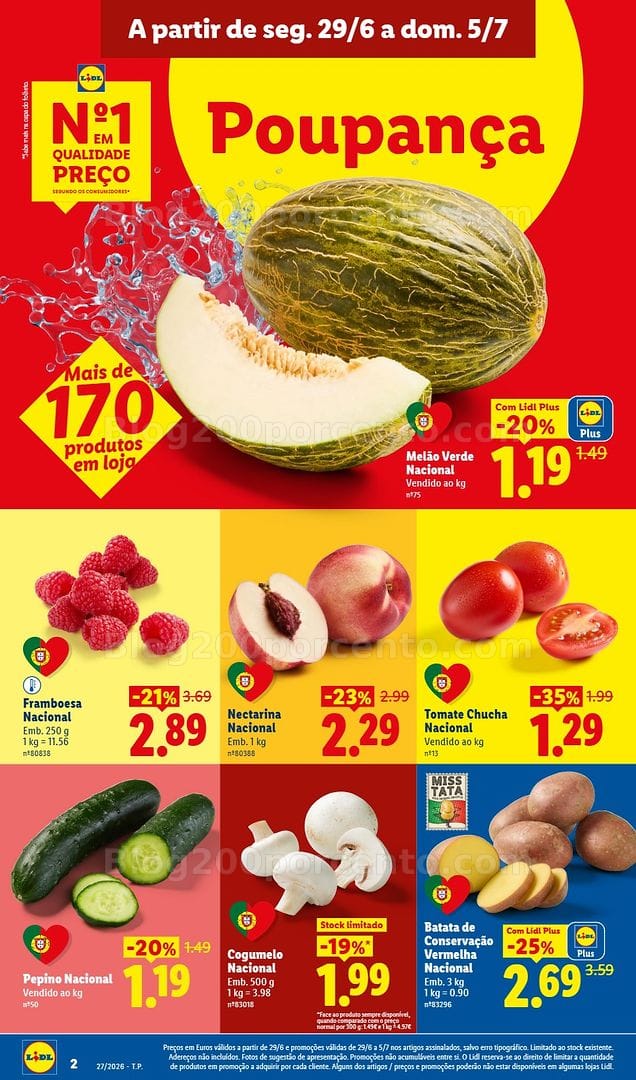 Antevisão Folheto LIDL Promoções de 29 junho a 5 julho