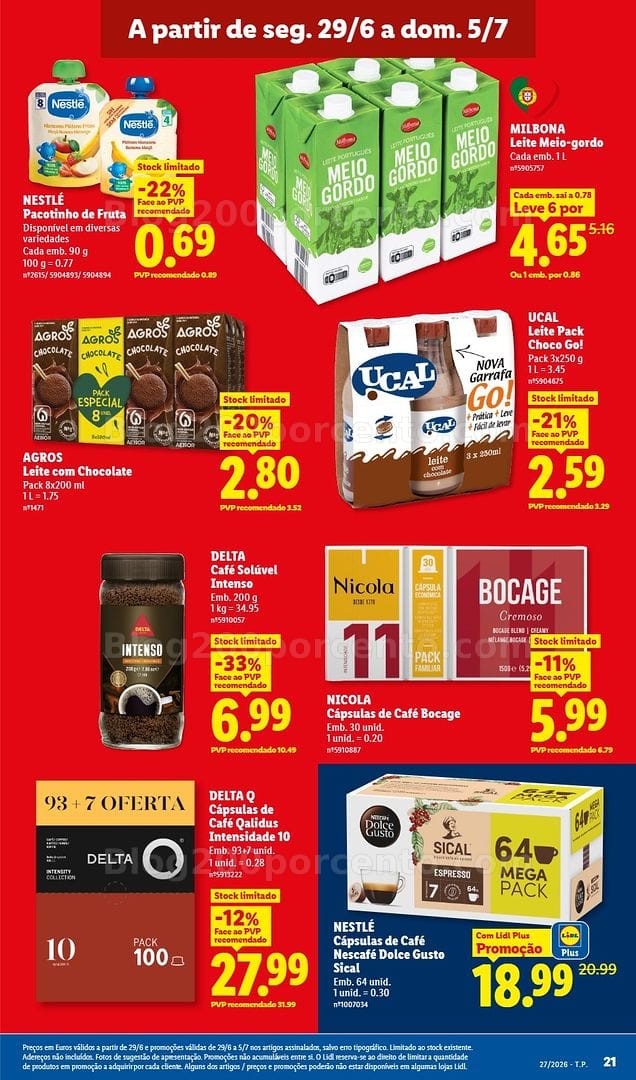 Antevisão Folheto LIDL Promoções de 29 junho a 5 julho