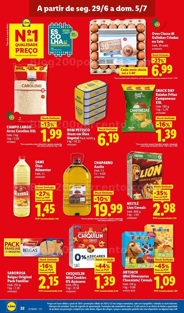 Antevisão Folheto LIDL Promoções de 29 junho a 5 julho