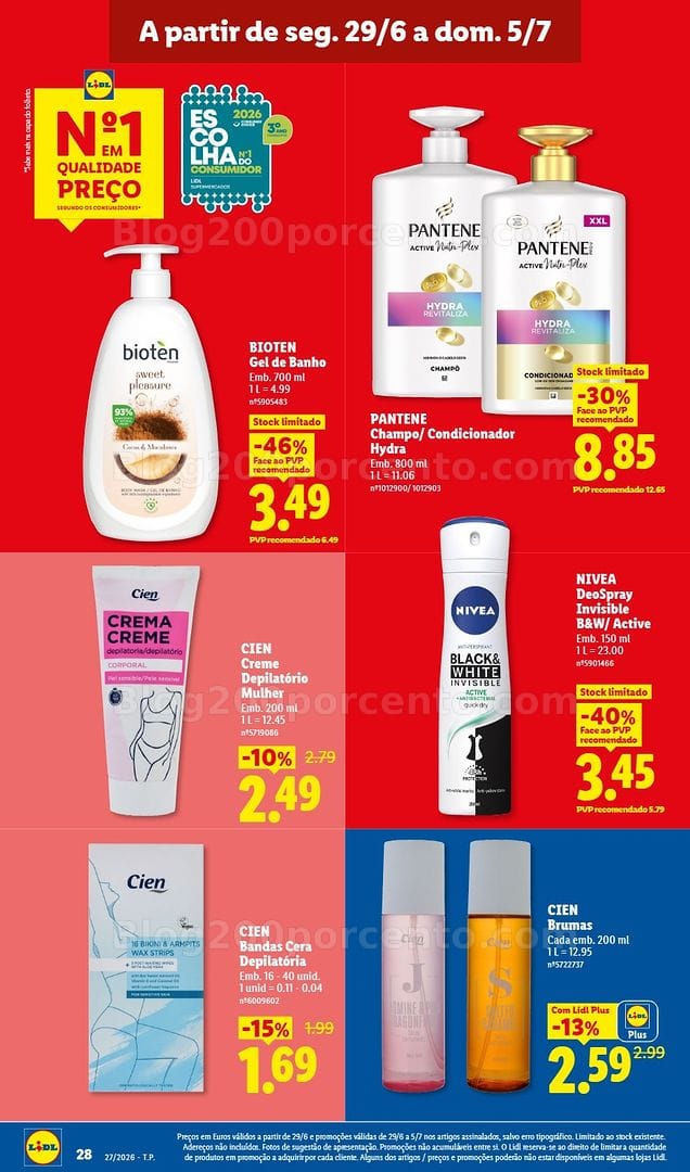 Antevisão Folheto LIDL Promoções de 29 junho a 5 julho