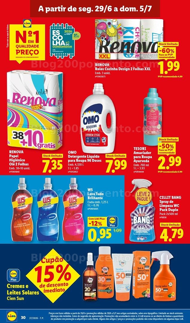 Antevisão Folheto LIDL Promoções de 29 junho a 5 julho