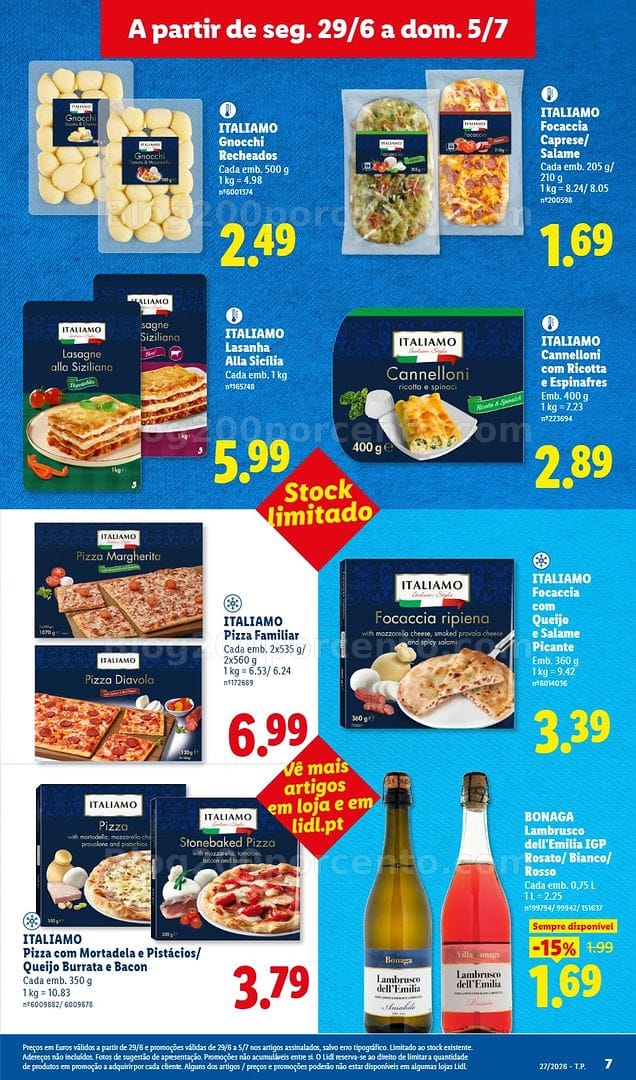 Antevisão Folheto LIDL Promoções de 29 junho a 5 julho