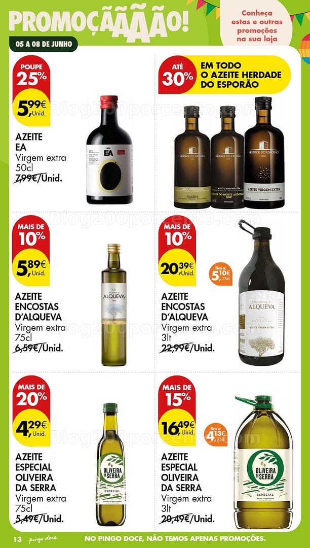 Antevisão Folheto PINGO DOCE Promoções Fim de Semana - 6 e 7 junho