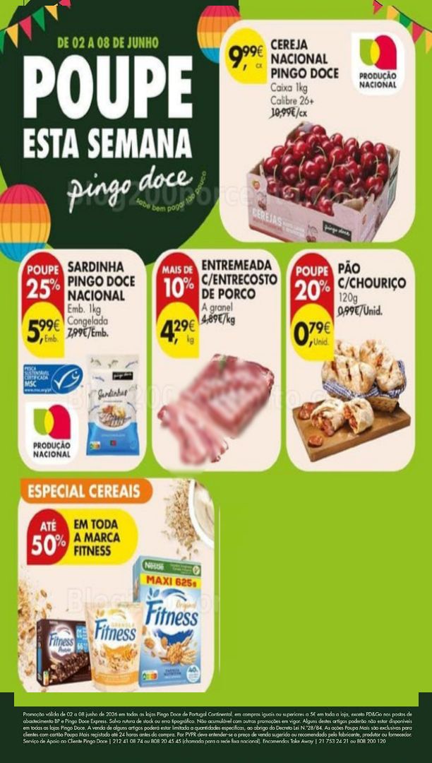 Antevisão Folheto PINGO DOCE Lojas Grandes Promoções de 2 a 8 junho