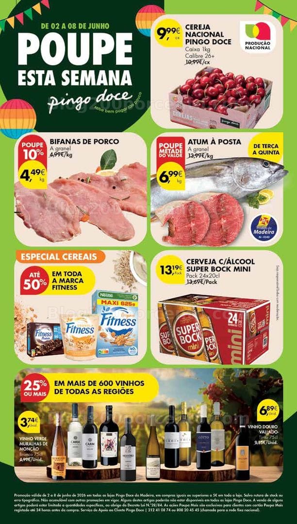 Antevisão Folheto PING DOCE Madeira Promoções de 2 a 8 junho